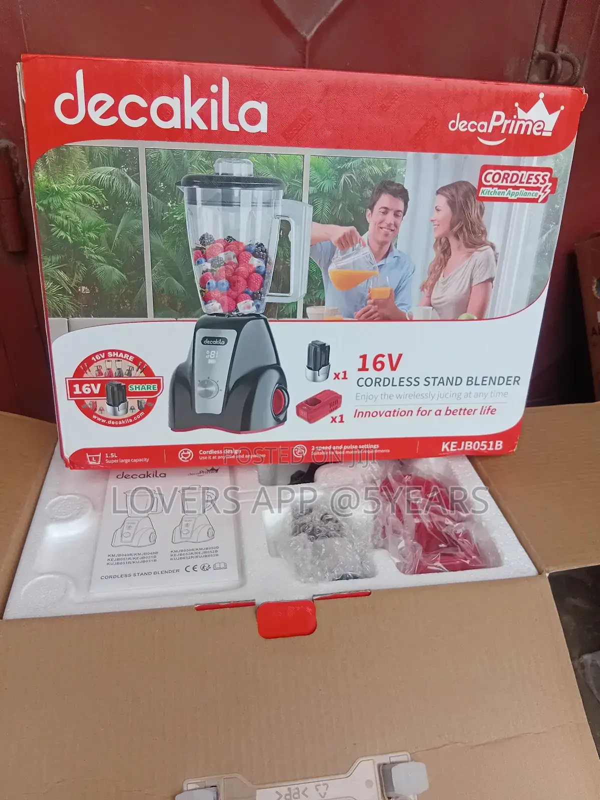 Grab Your Wish Decakila Cordless Stand Blender Decakila