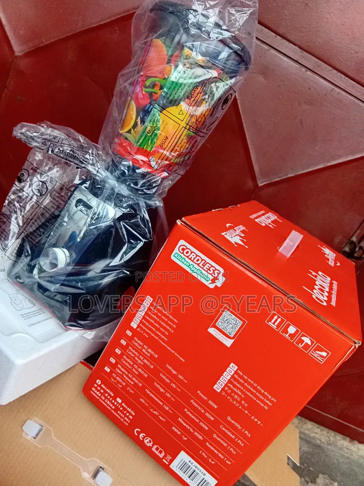Proven Results 16v Cordless Stand Blender Decakila