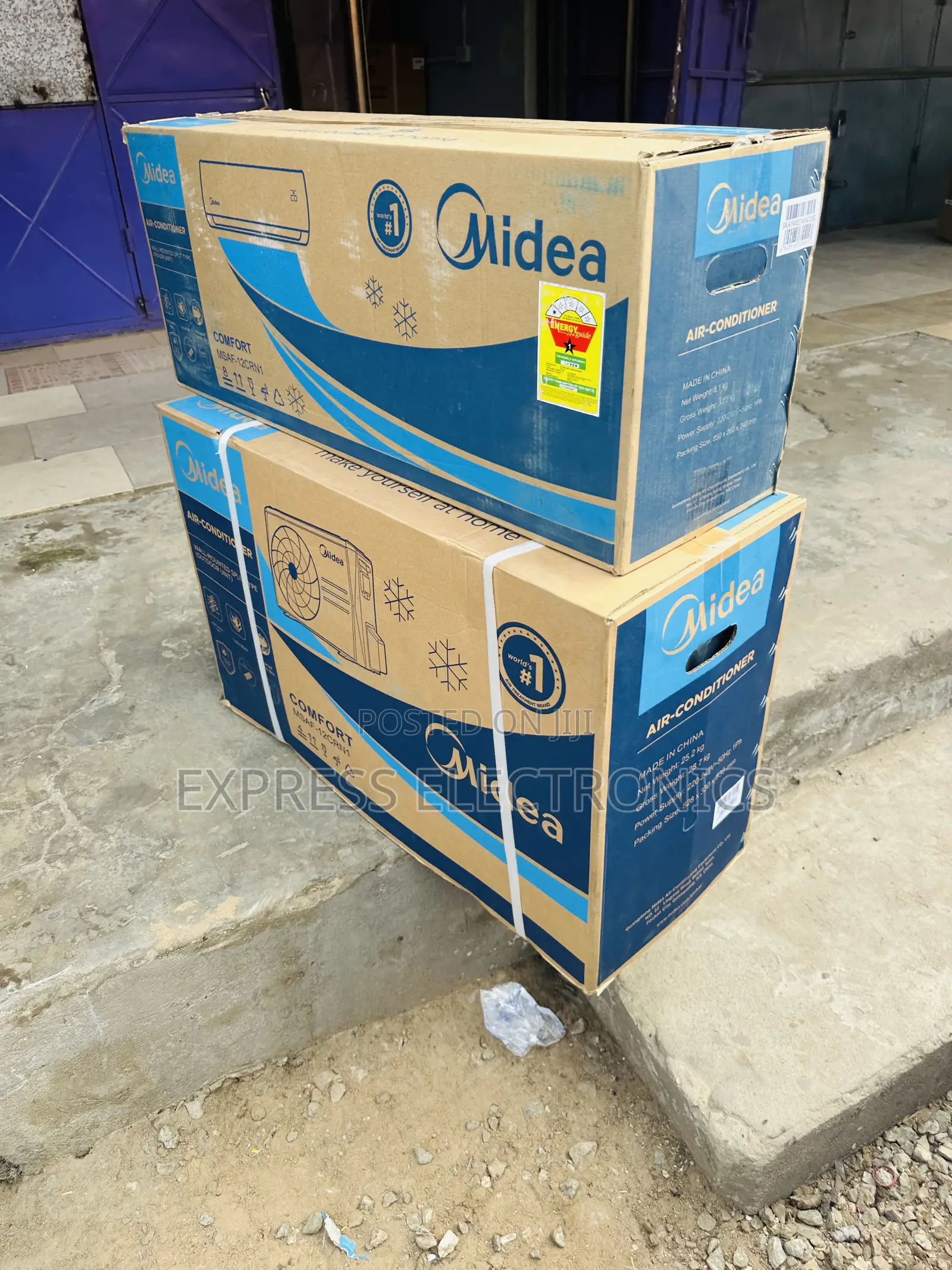 Locate Us at Adabraka Midea 1.5hp