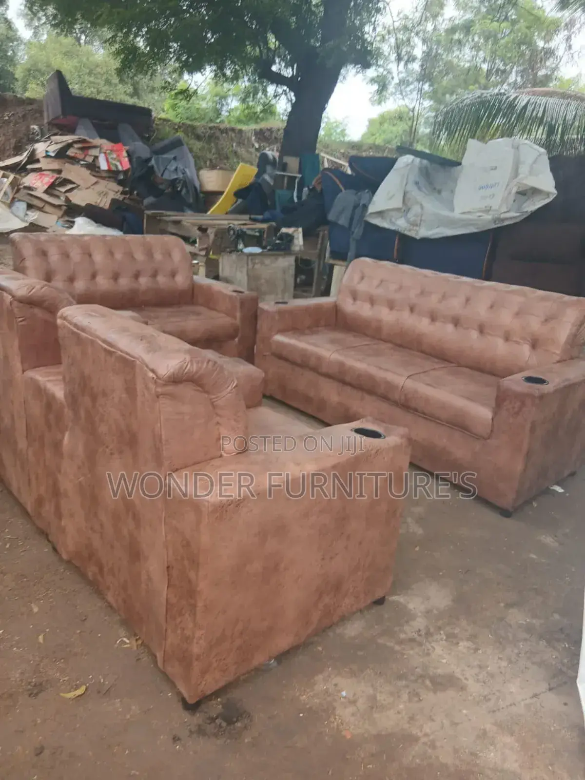 Quality Leather Material Chair (Free Delivery)