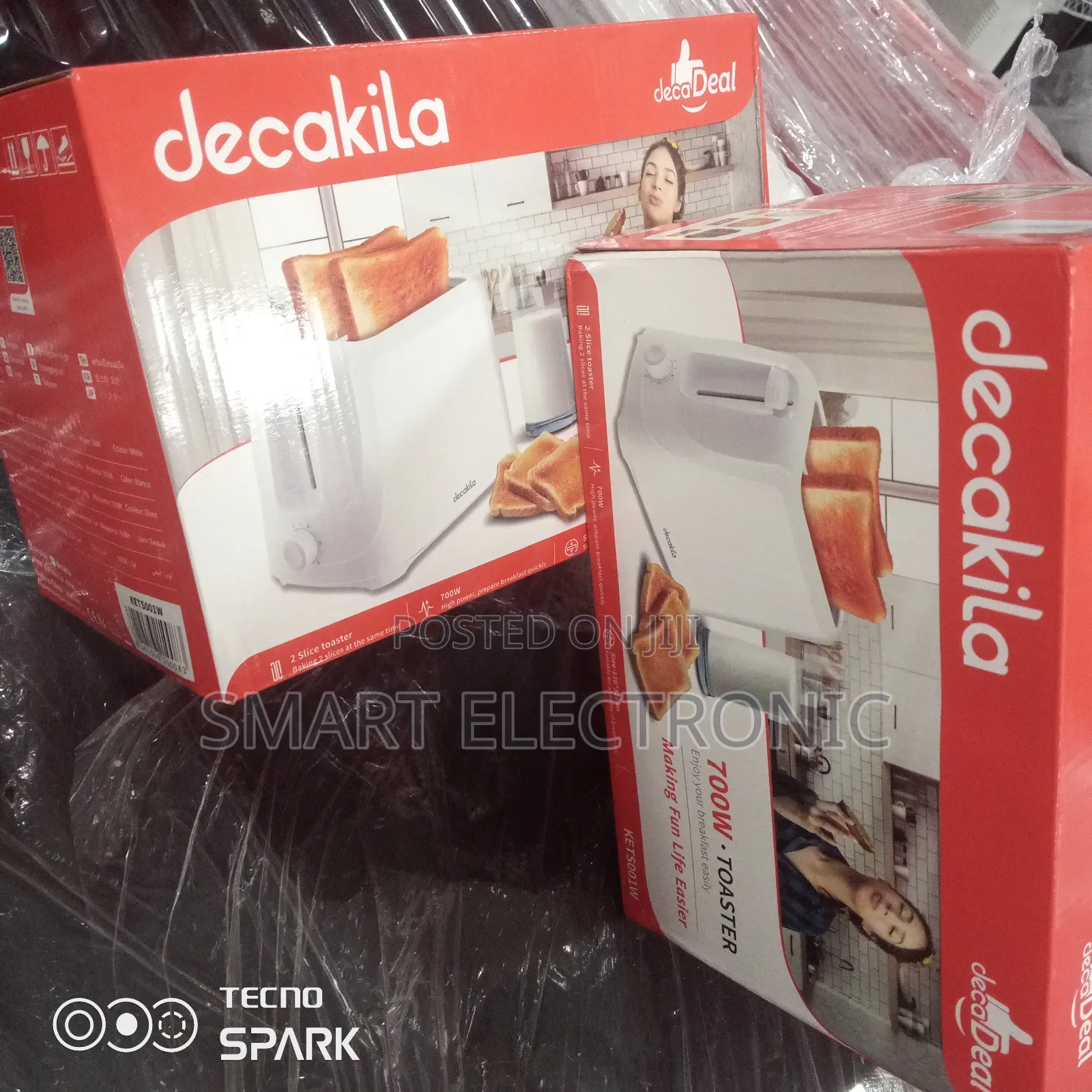 Prepare Breakfast Quickly With Decakila Toaster 700w