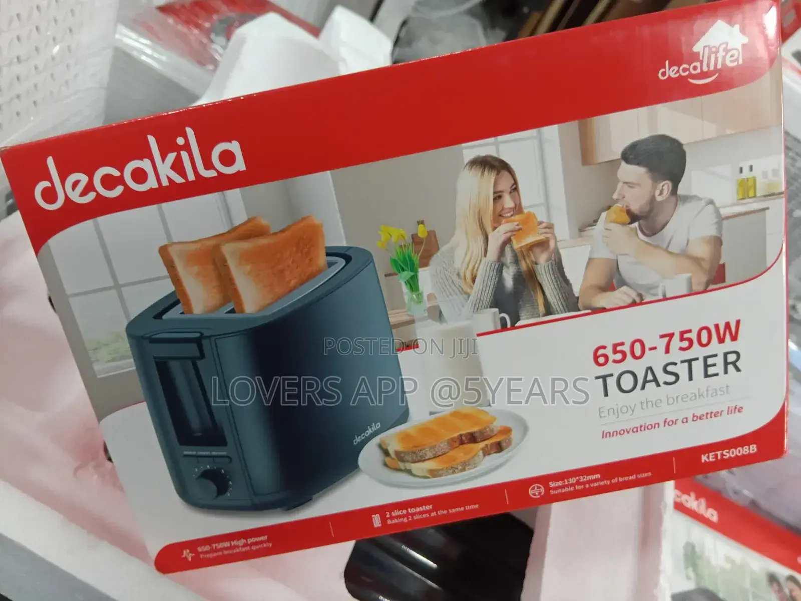 Charming Decakila 650-750w Decakila Toaster