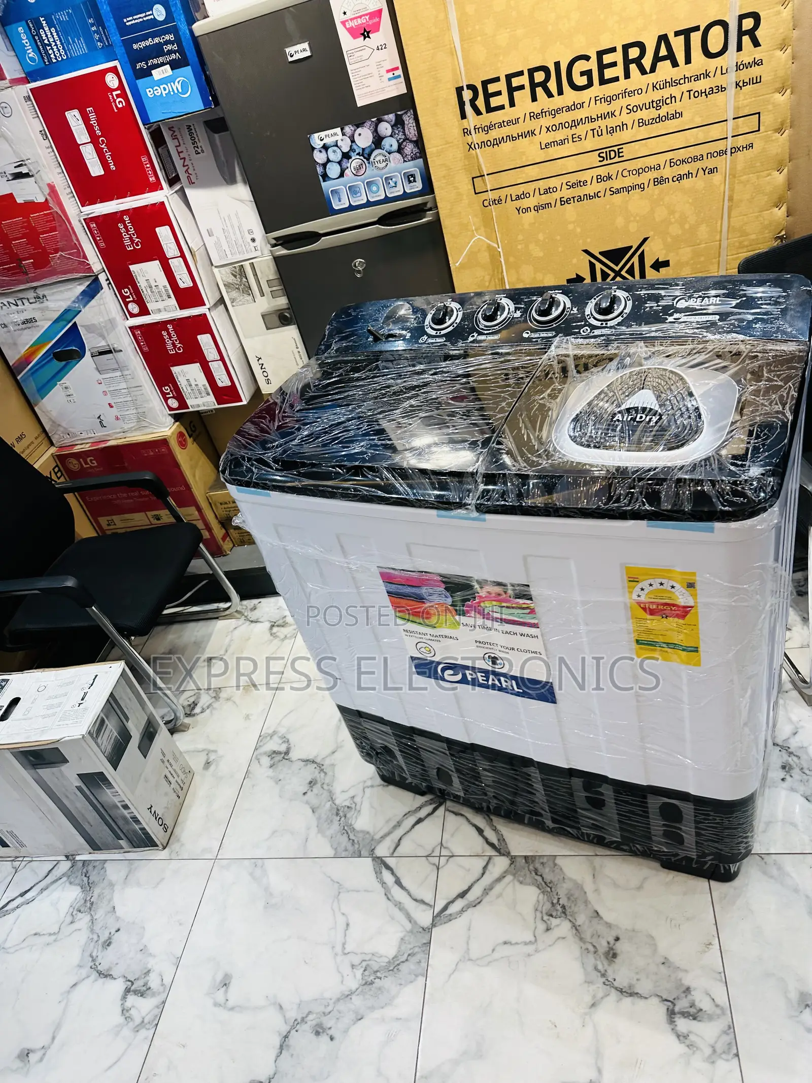 Strong Water Flows Washing Machine Pearl 18kg Topload