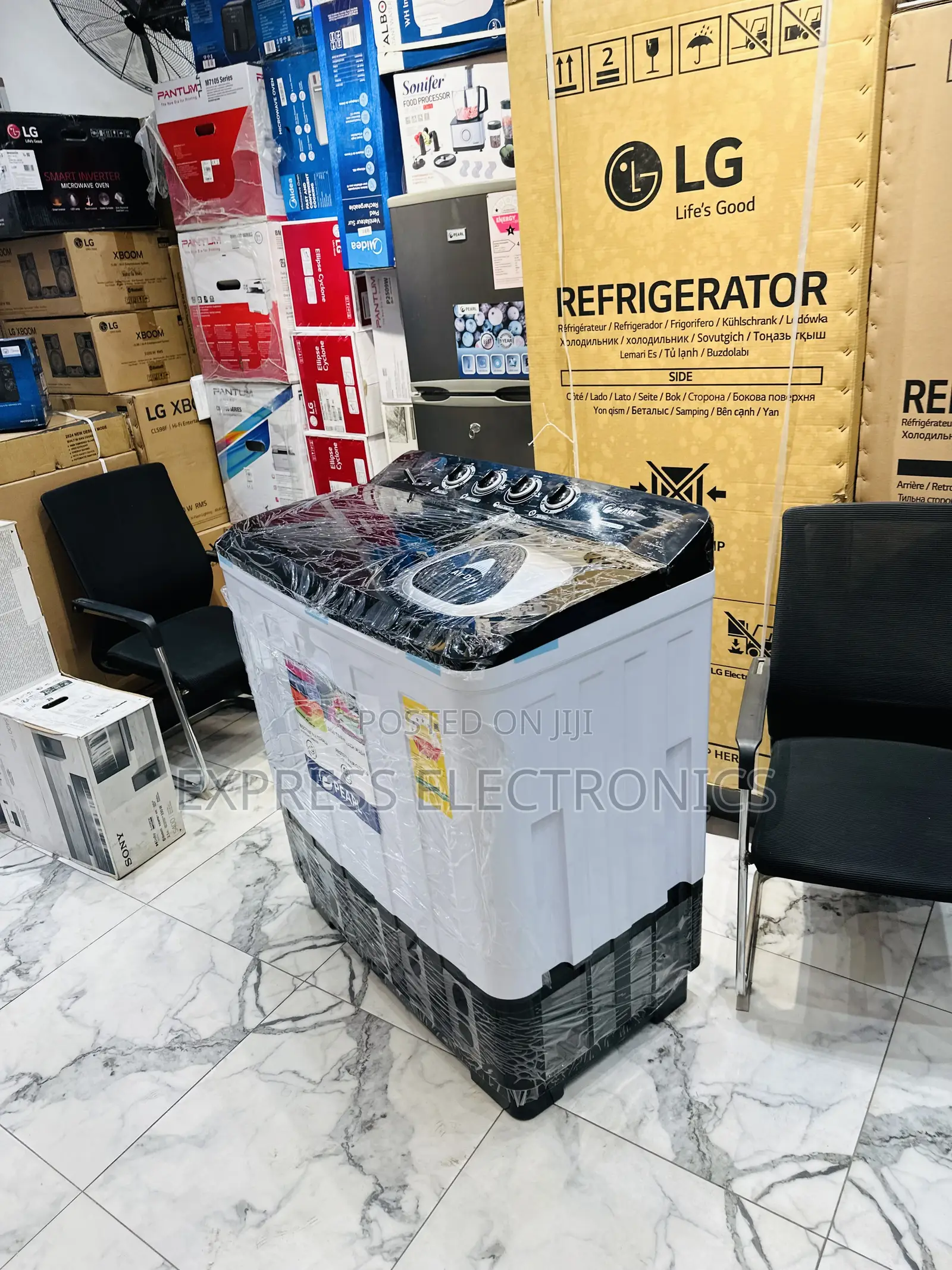 Compact Size Ideal 18kg Topload Wm Pearl White