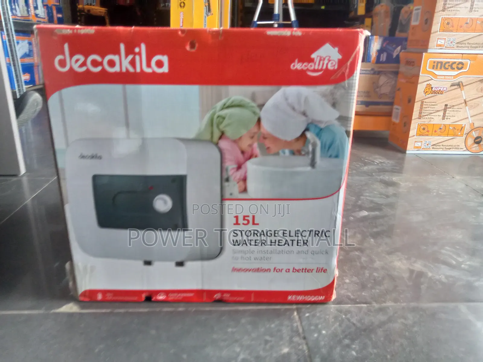 Decakila 15l Storage Electric Water Heater