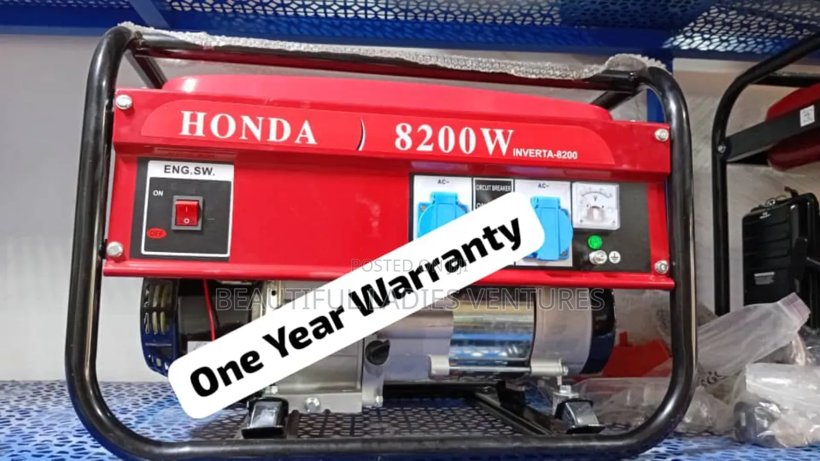 Pull Start Gasoline Honda 8200w Generator