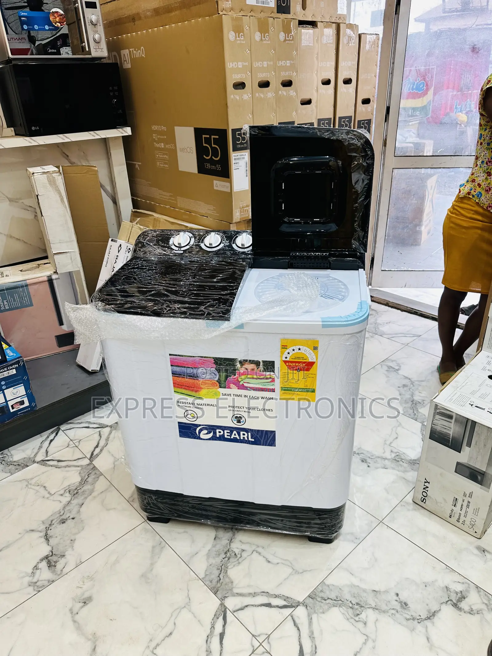 Effective Appliance 10kg Topload Washing Machine Pearl