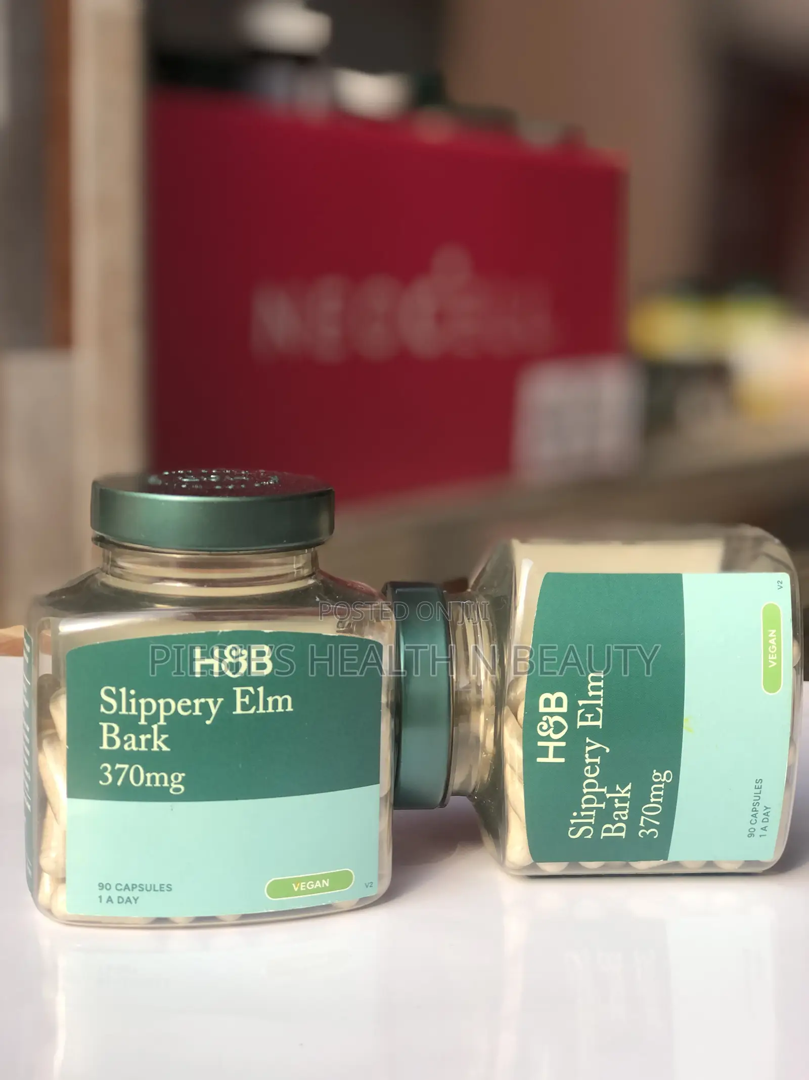 Holland Barrett Slippery Elm Bark 370mg 90 Capsules