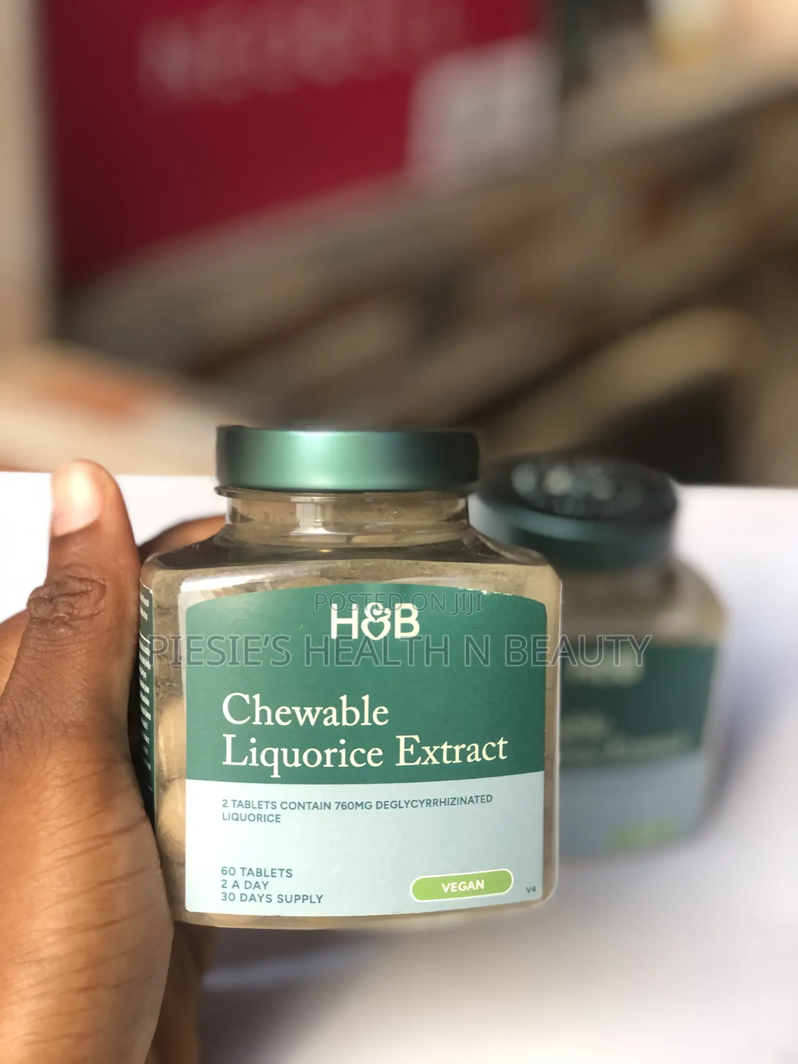 Holland Barrett Chewable Liquorice 760mg 60 Tablets