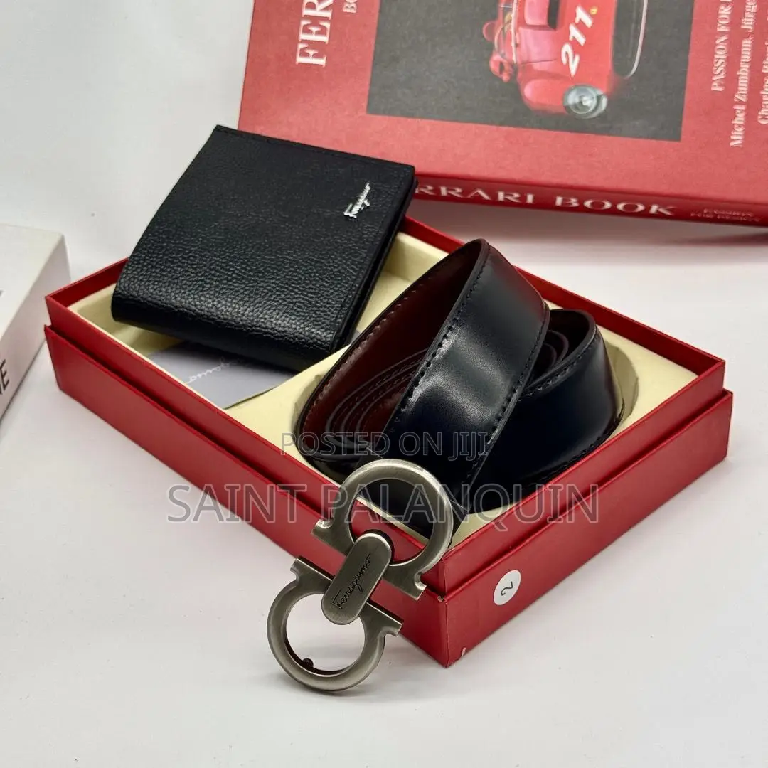 2 Hook Belts And Wallet Neatly Packaged