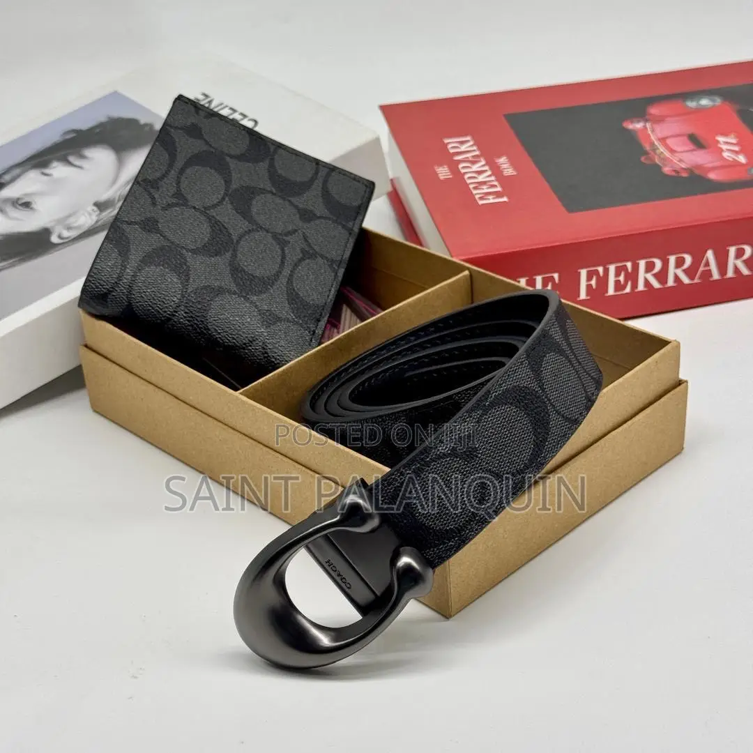 2 Hook Belts And Wallet Neatly Packaged