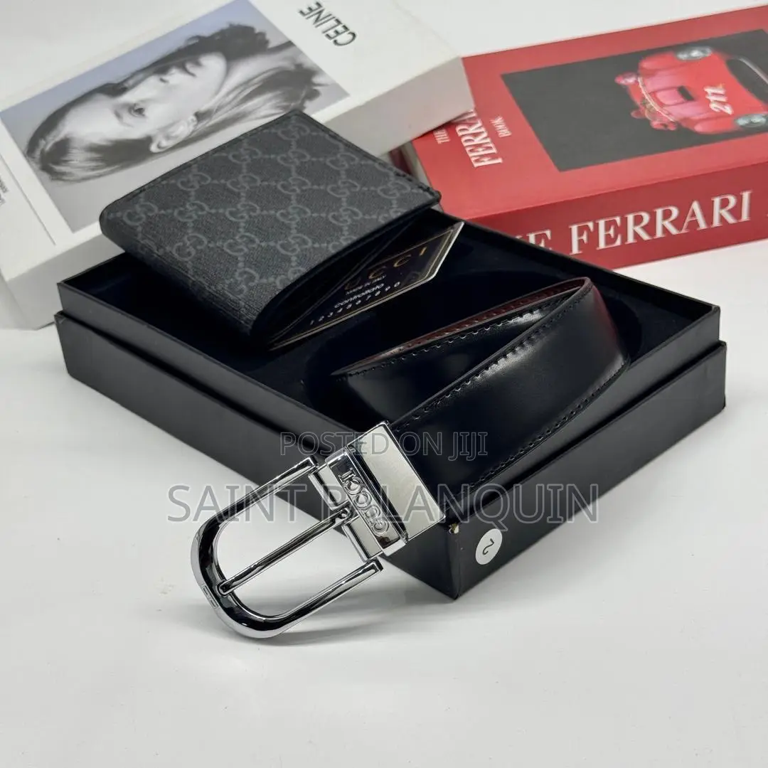 2 Hook Belts And Wallet Neatly Packaged