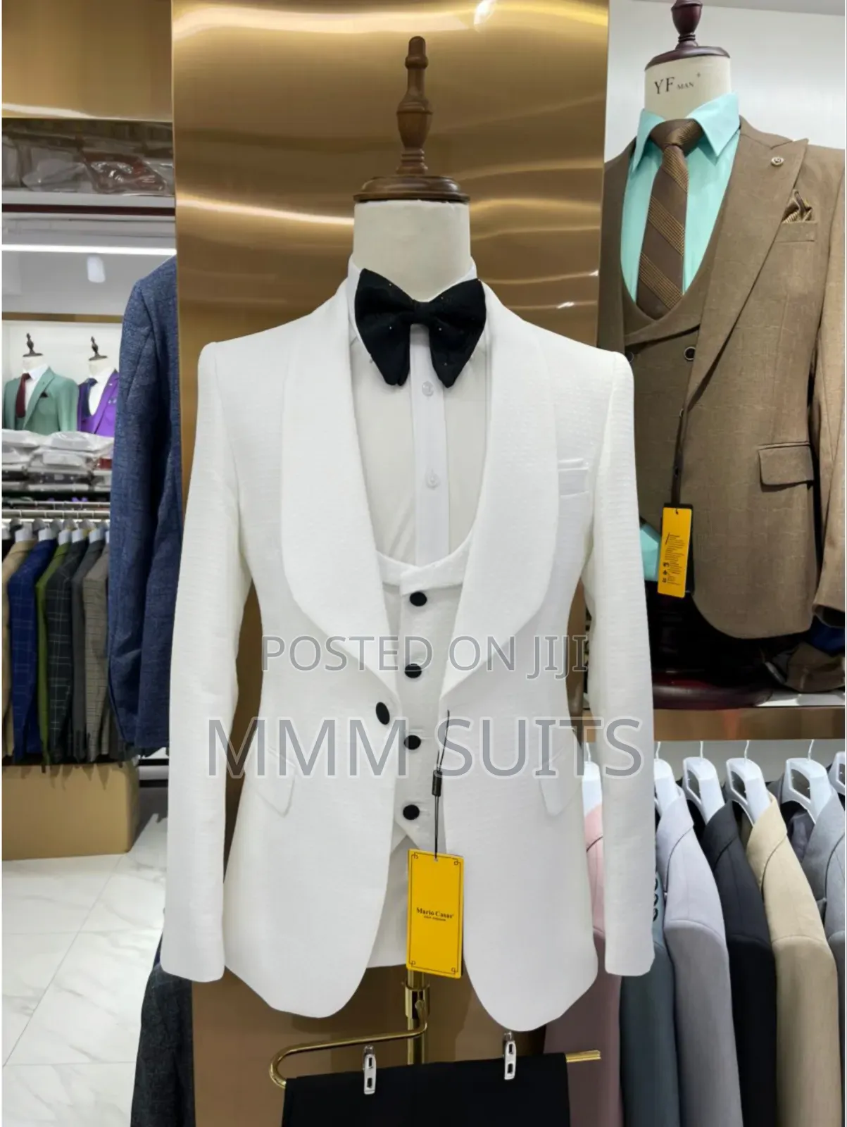 Quality 3-Piece Men Textured Suit for Wedding