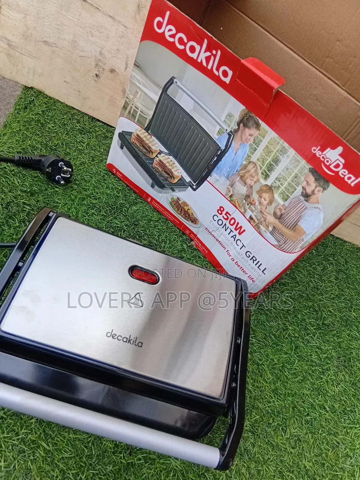 Limited Edition Decadeal 850w Contact Grill Decakila