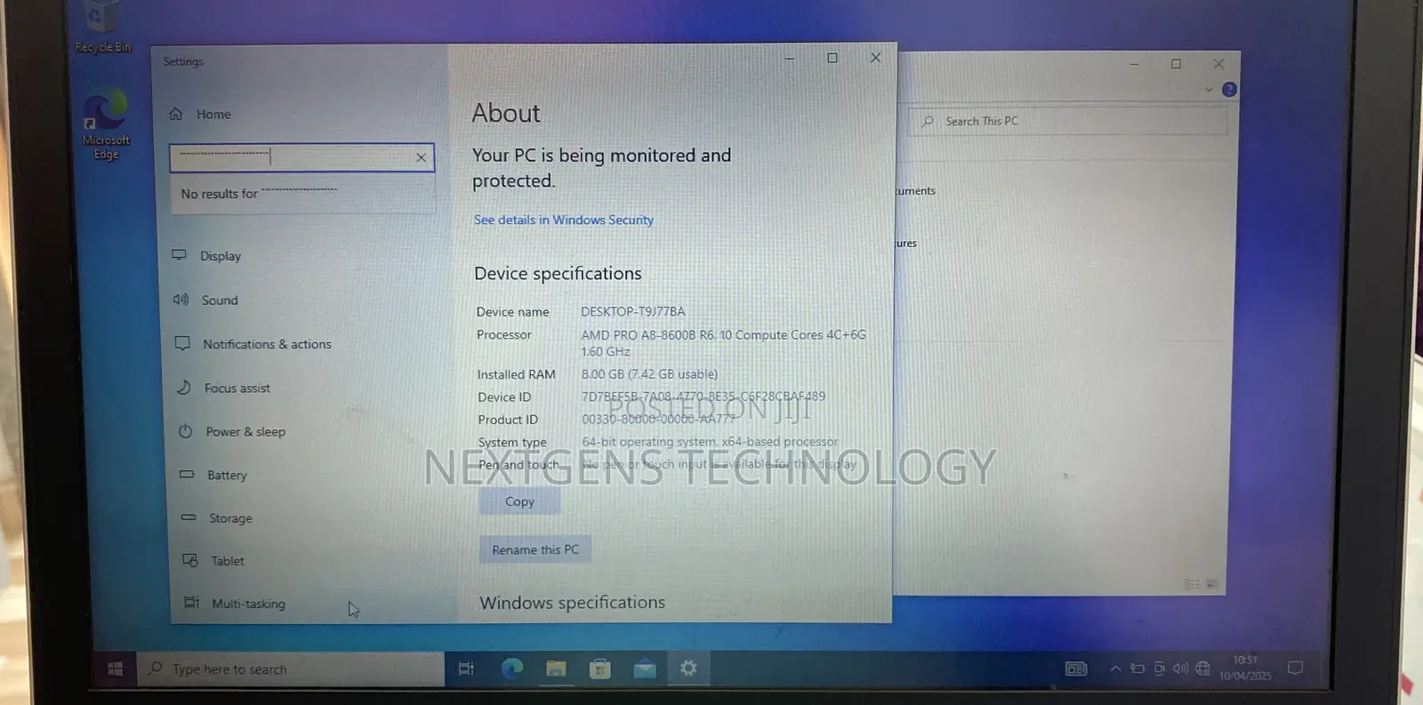 Laptop HP EliteBook 755 G4 8GB AMD A8 HDD 500GB