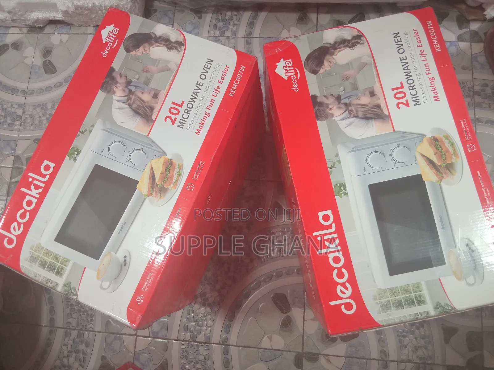 Decakila Improved 20l Microwave Oven Set