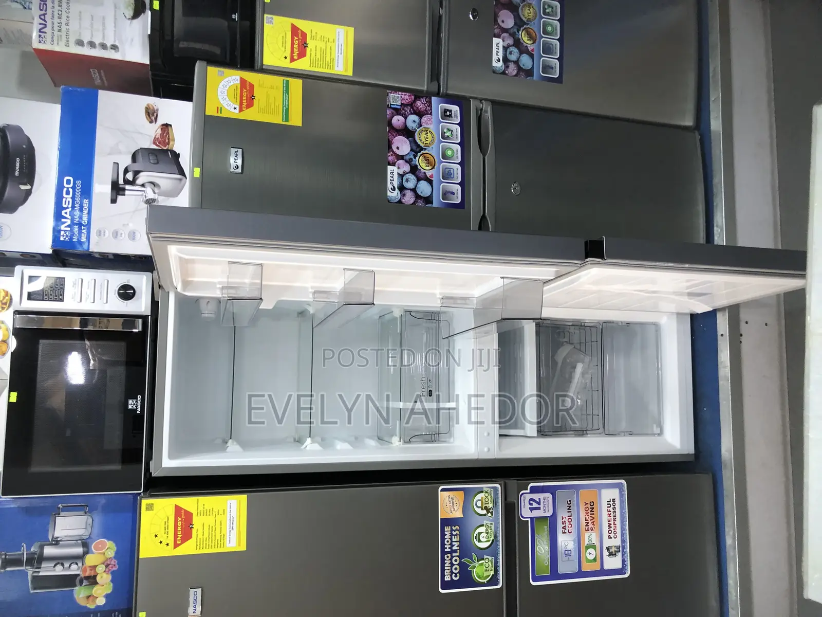 Strong Compressor Midea Bottom Freezer 174 Liters Available