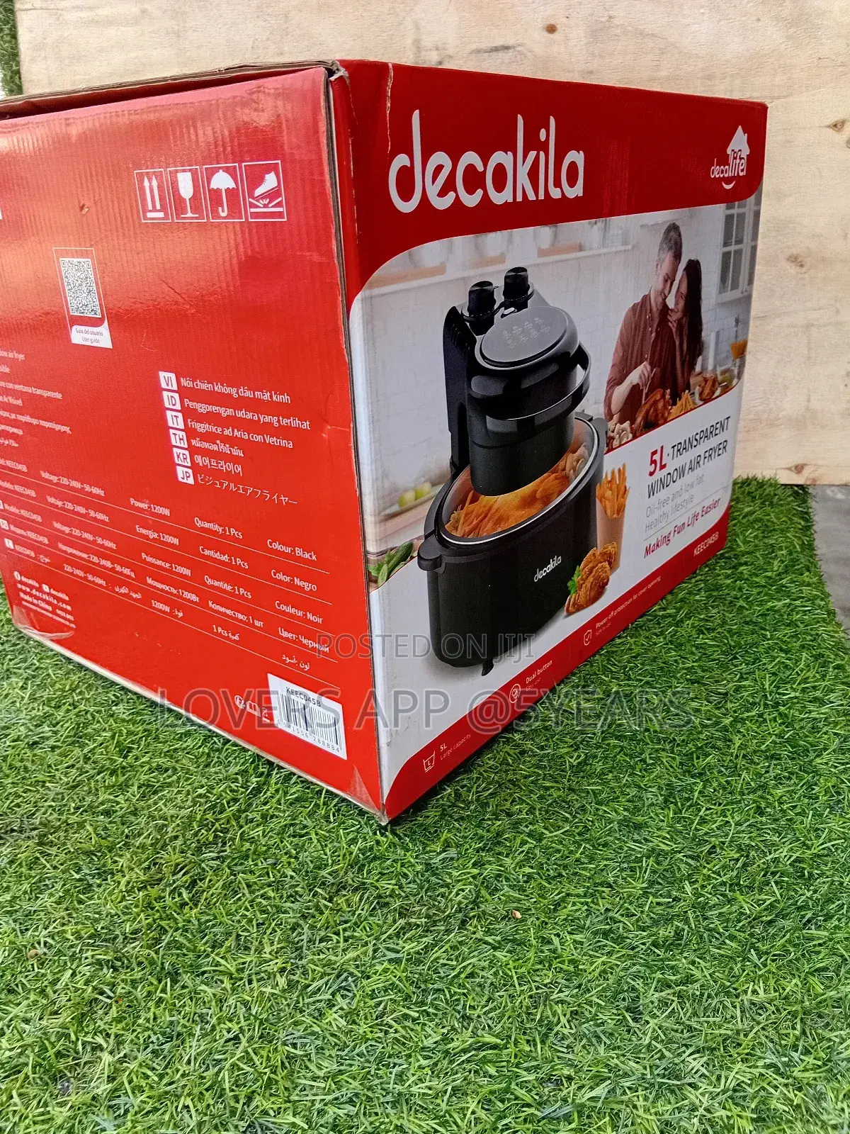 Get Your Decalife 5l Transparent Window Decakila Air Fryer