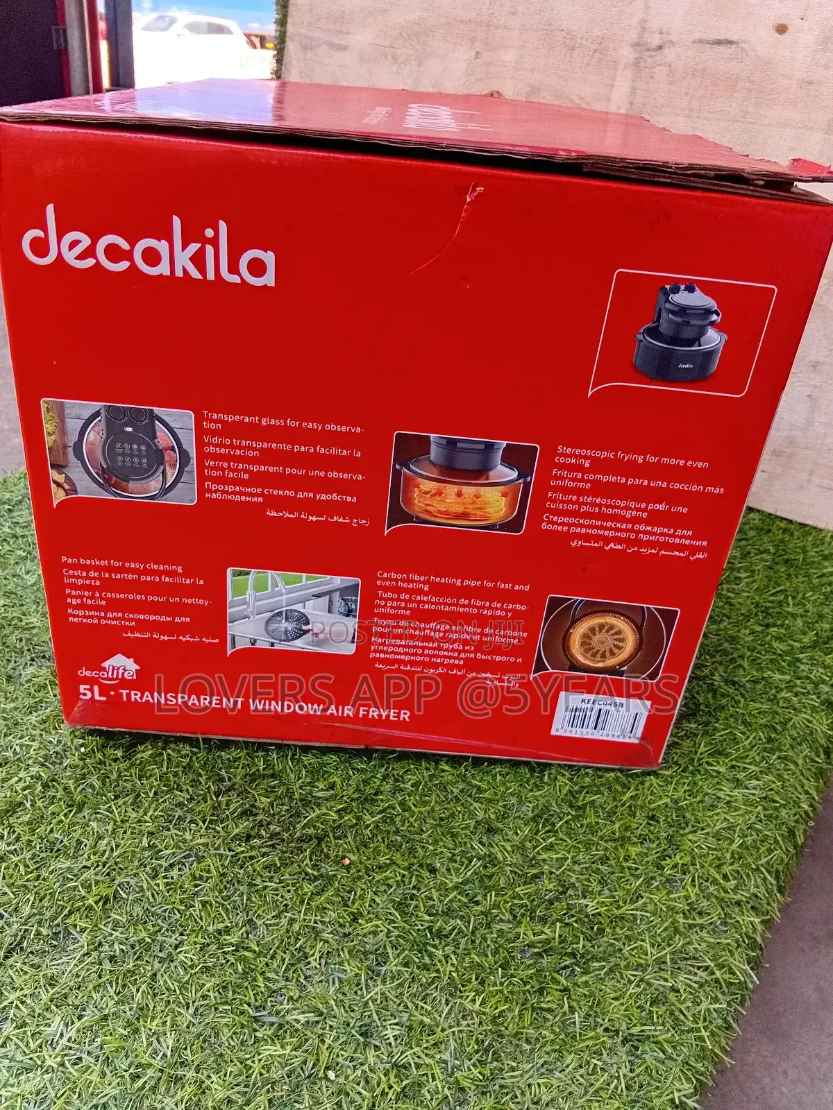 Decalife 5l Transparent Window Decakila Air Fryer Order Now