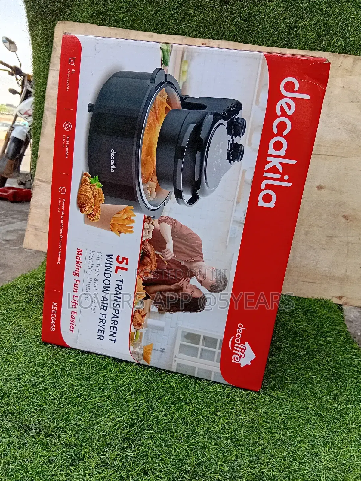 Limited Decalife 5l Transparent Window Decakila Air Fryer