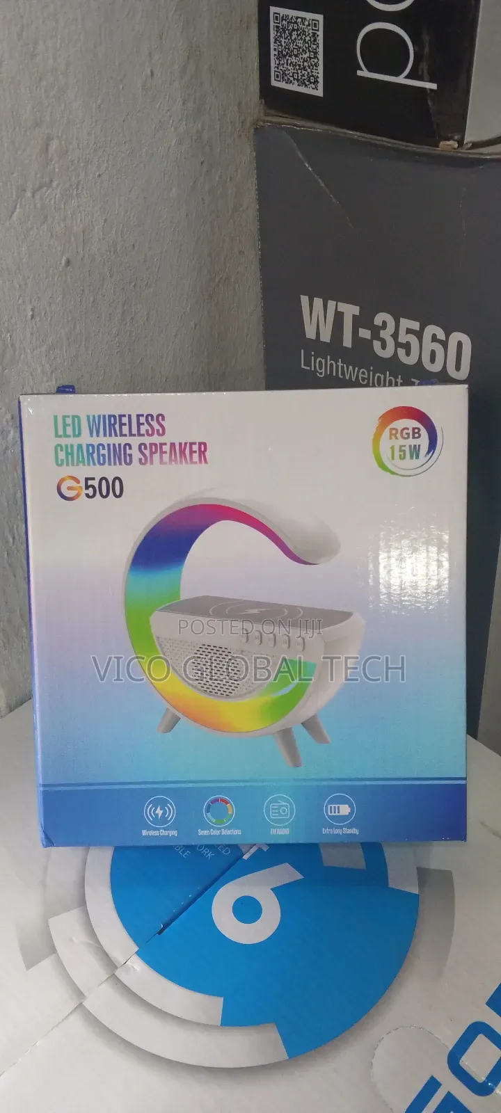 Led Wireless Charging Speaker