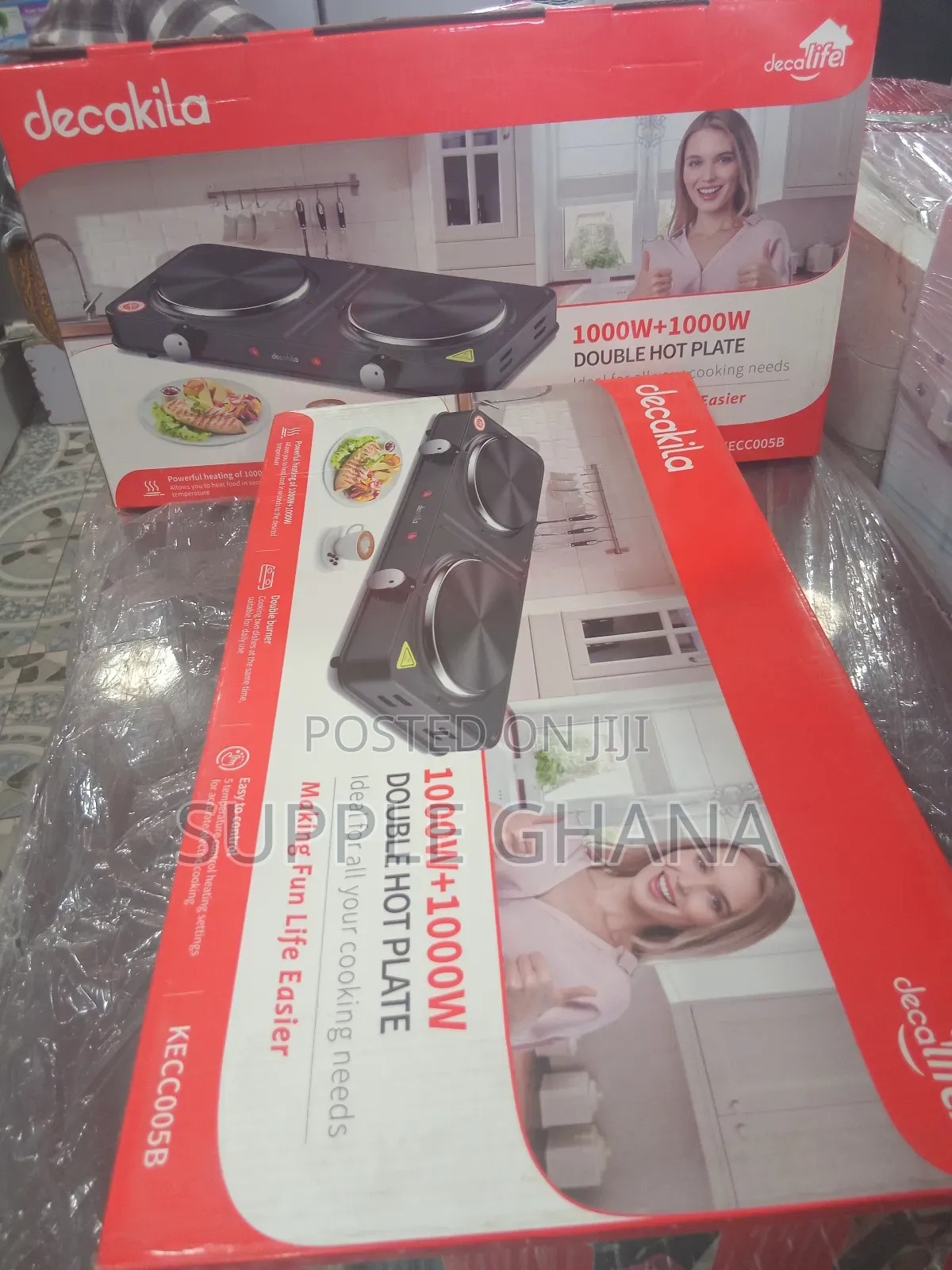 Instant 1000w +1000w Decakila Double Hot Plate Machine