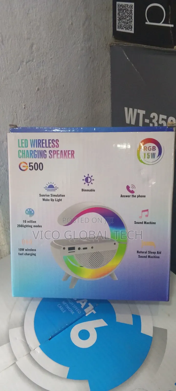Led Wireless Charging Speaker