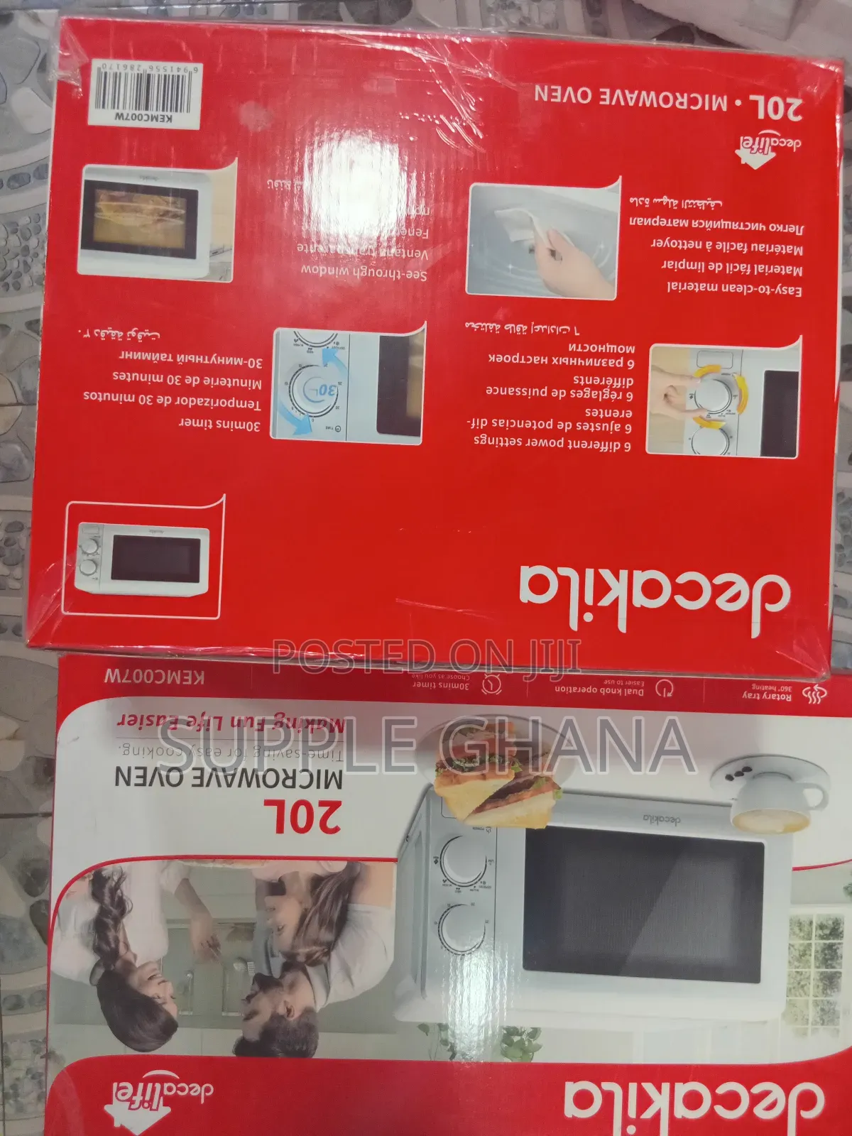 Time-Saving 20l Decakila Microwave Oven Energy System