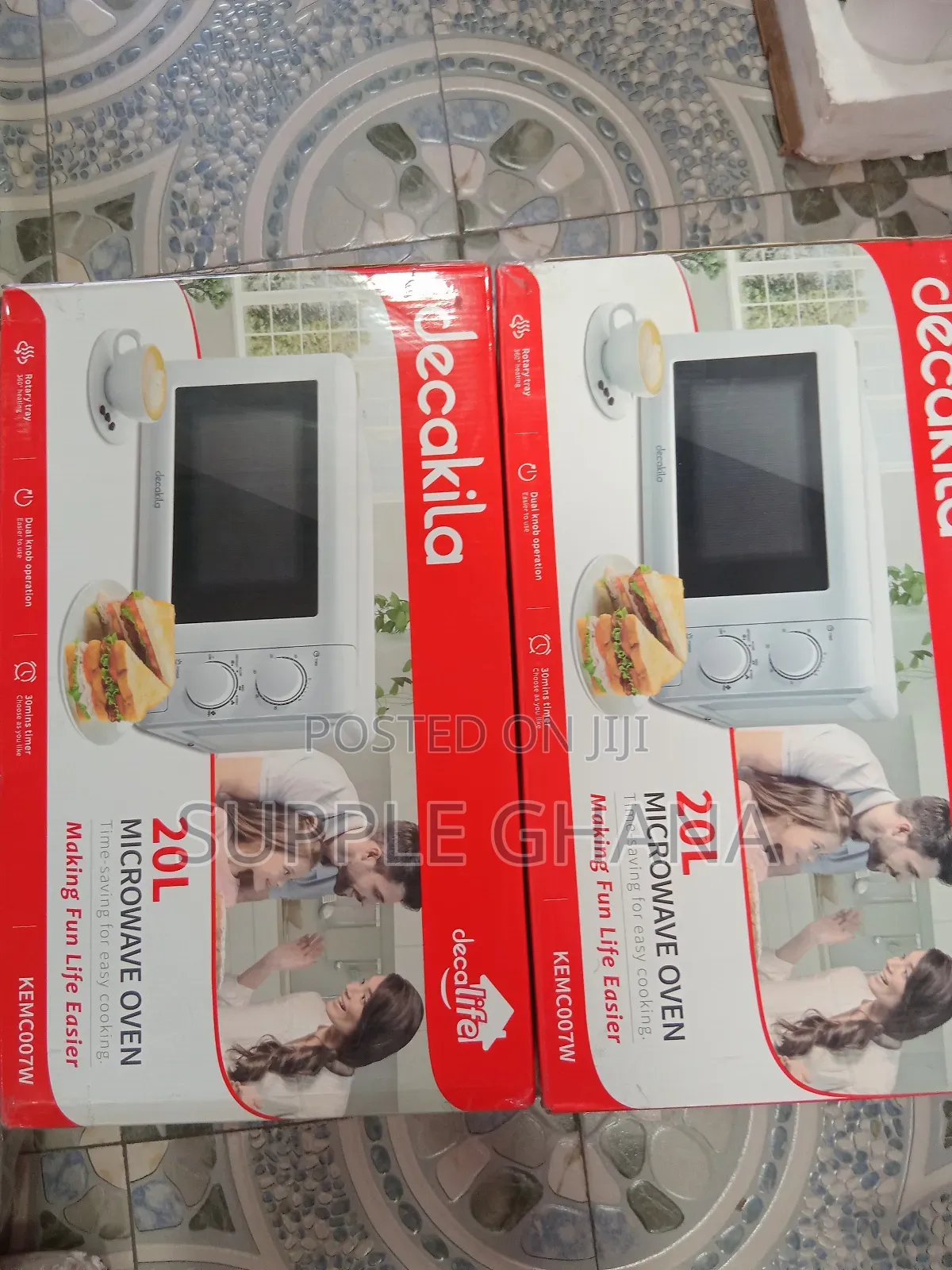 Valuable Kemc007w Decakila Microwave Oven Set