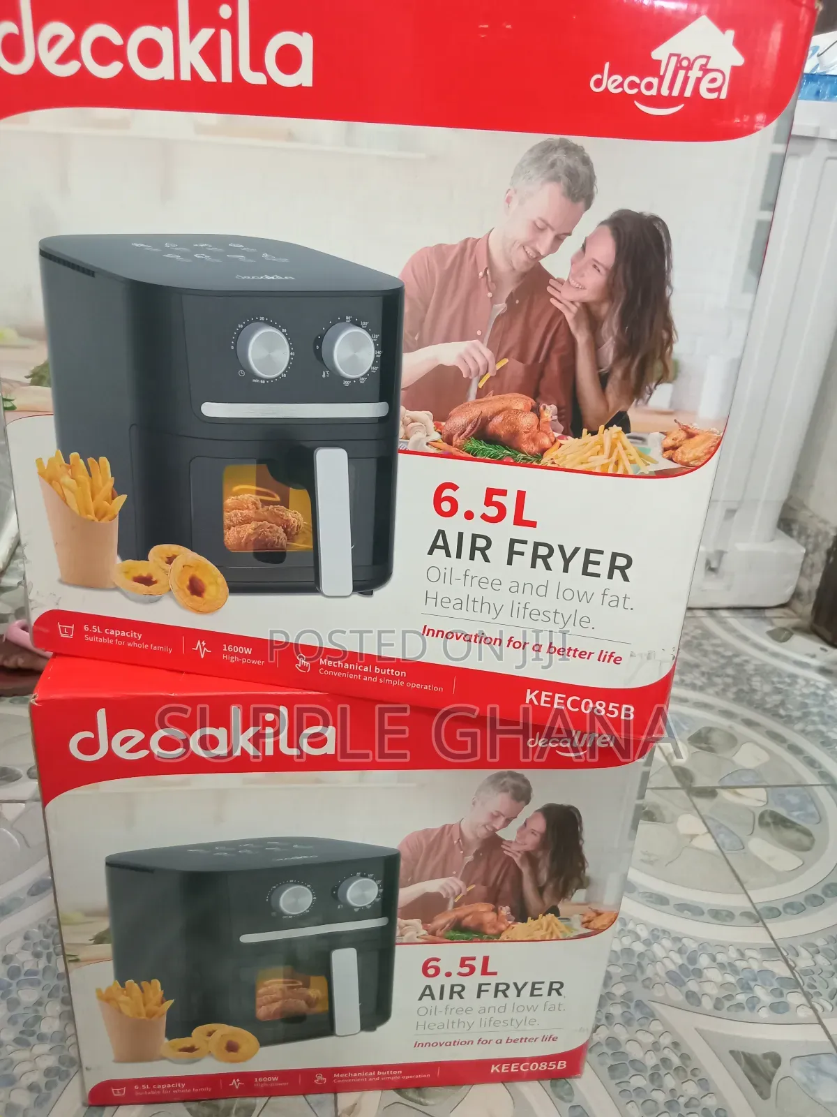 Quality 6.5l Decakila Air Fryer Energetic Set