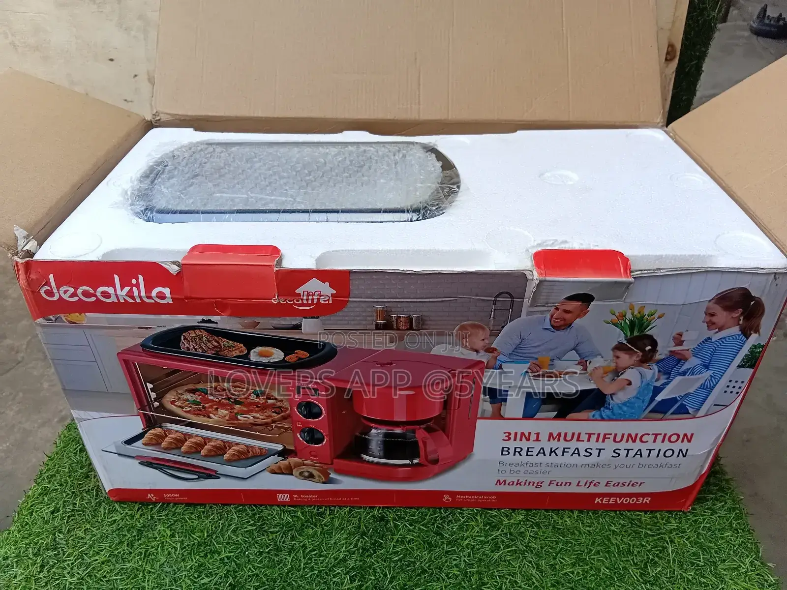 Even Toasting Decakila 3in1 Multifunction Breakfast Station