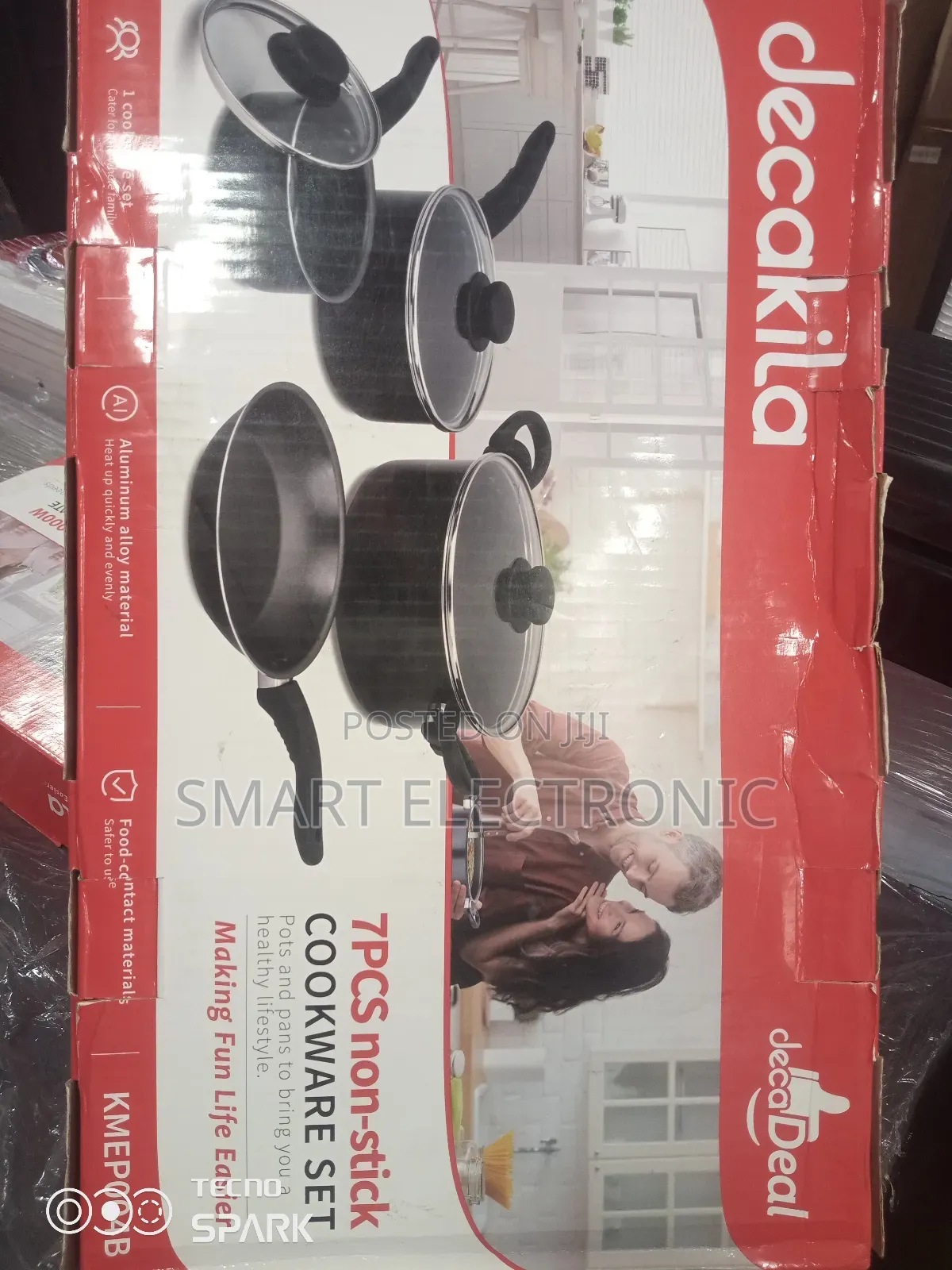 Aluminum Alloy Material Decakila Cookware Set 7pcs
