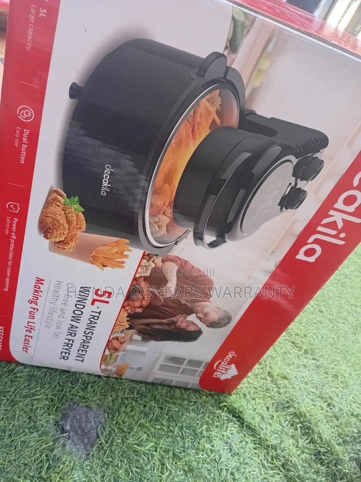 Prodigious Decakila 5l Window Decakila Air Fryer