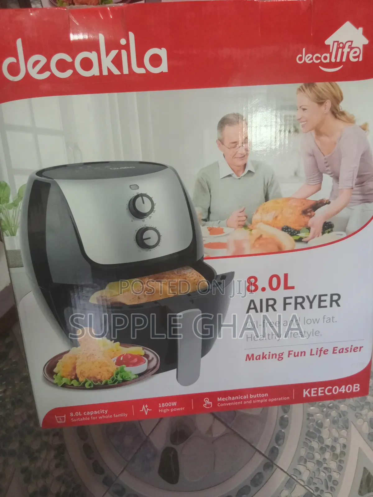 8.0l Massive Decakila Air Fryer Energy System
