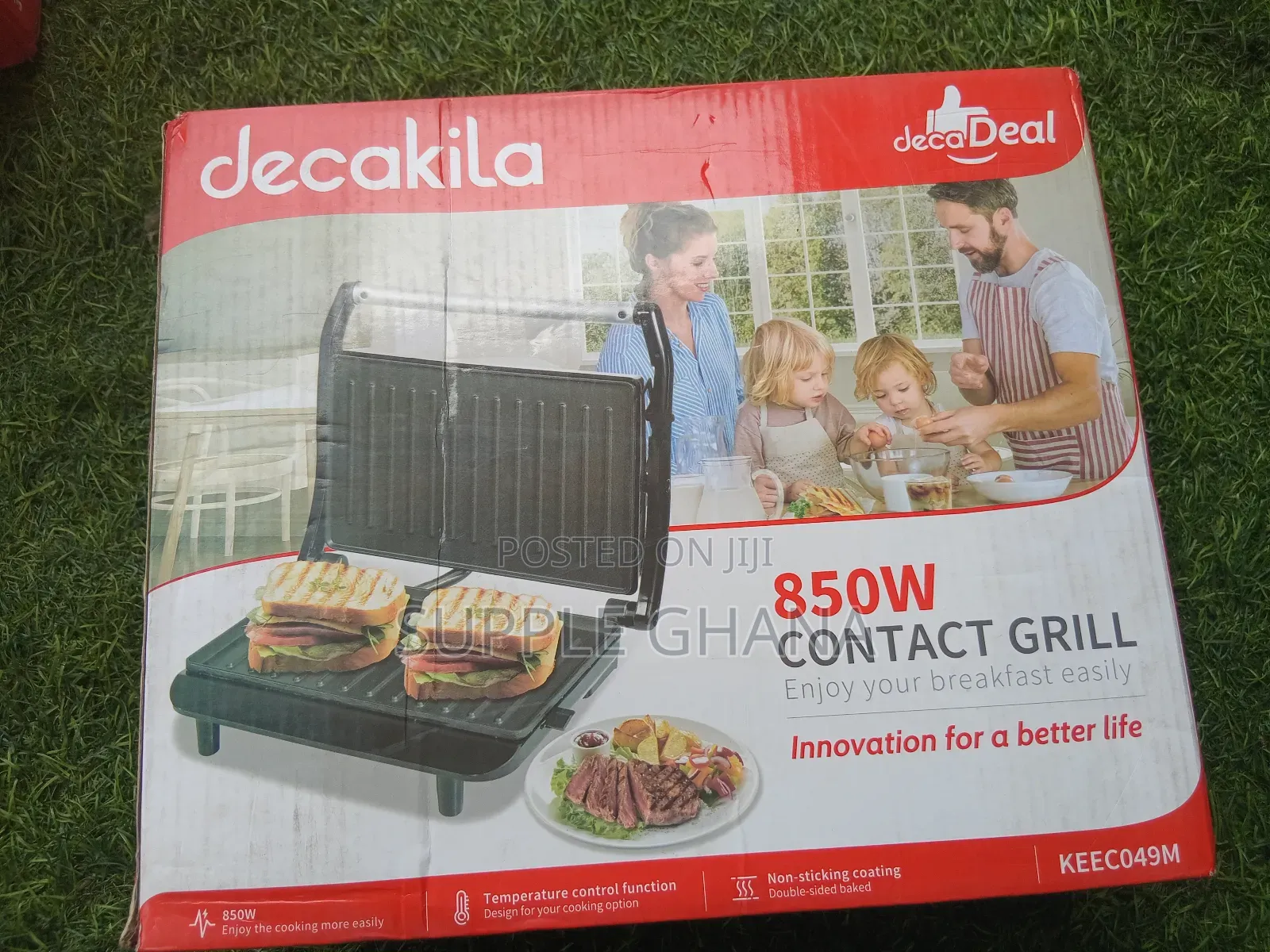 Keec049m Splendid Decakila 850w Contact Grill Machine