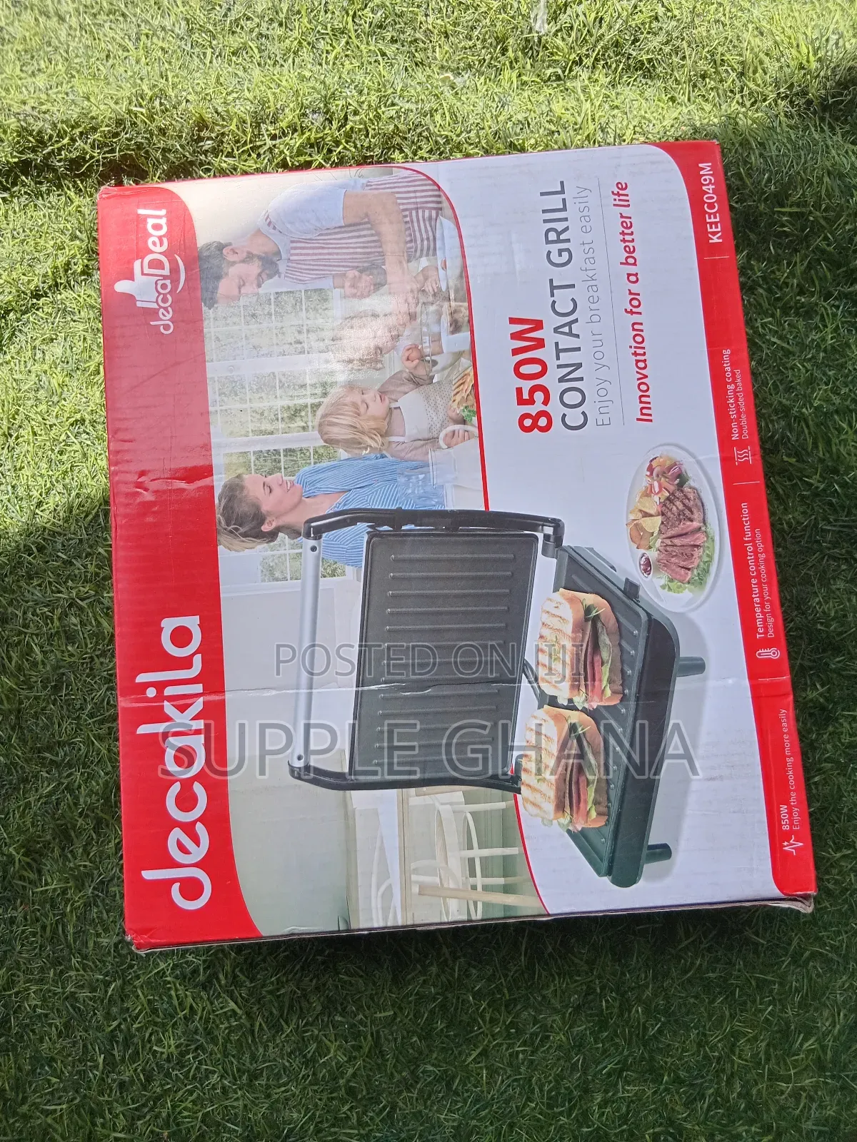Keec049m Gorgeous Decakila 850w Contact Grilling Set