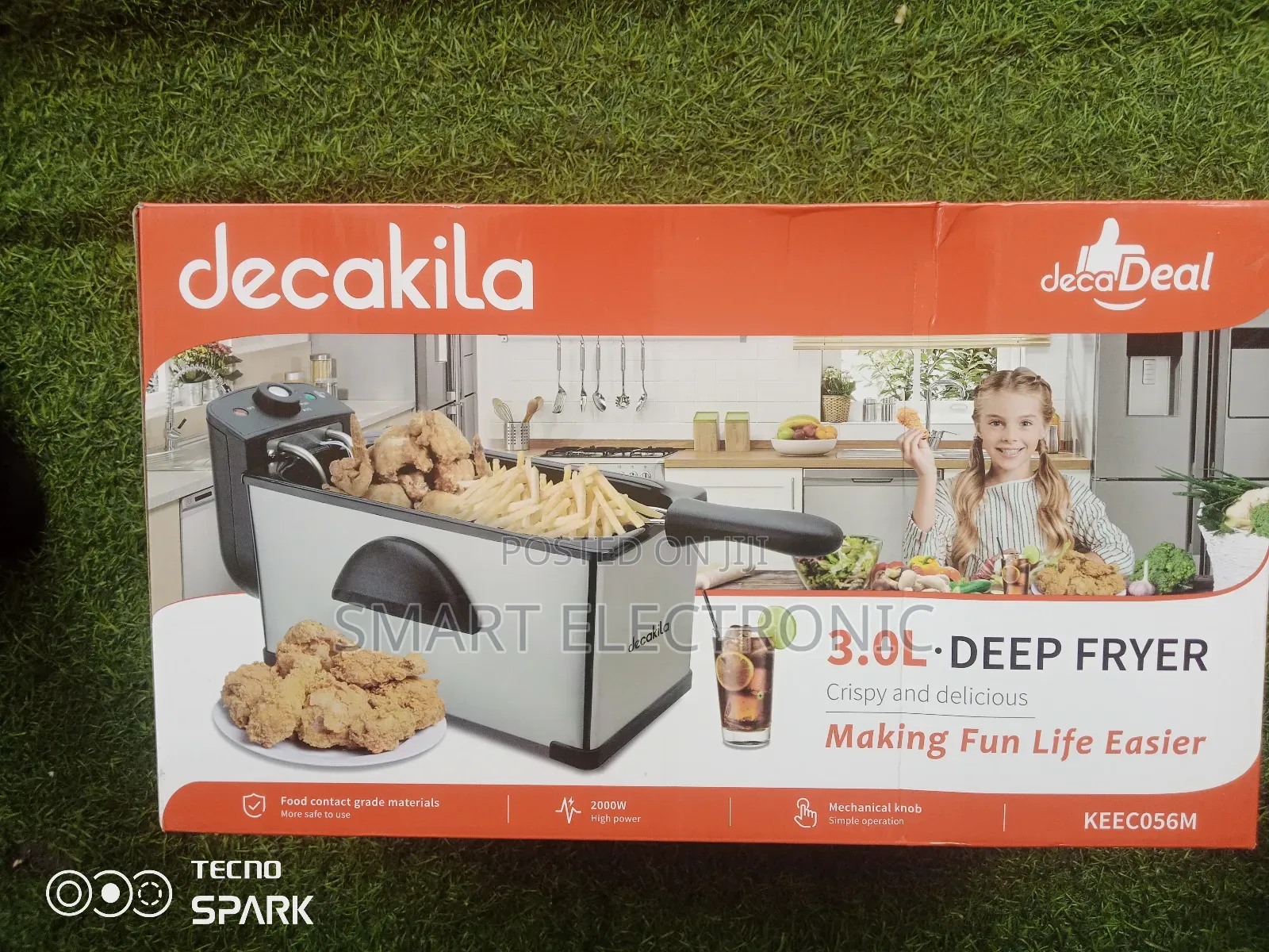 Decakila 3.0l Deep Fryer Decakila Deep Fryer