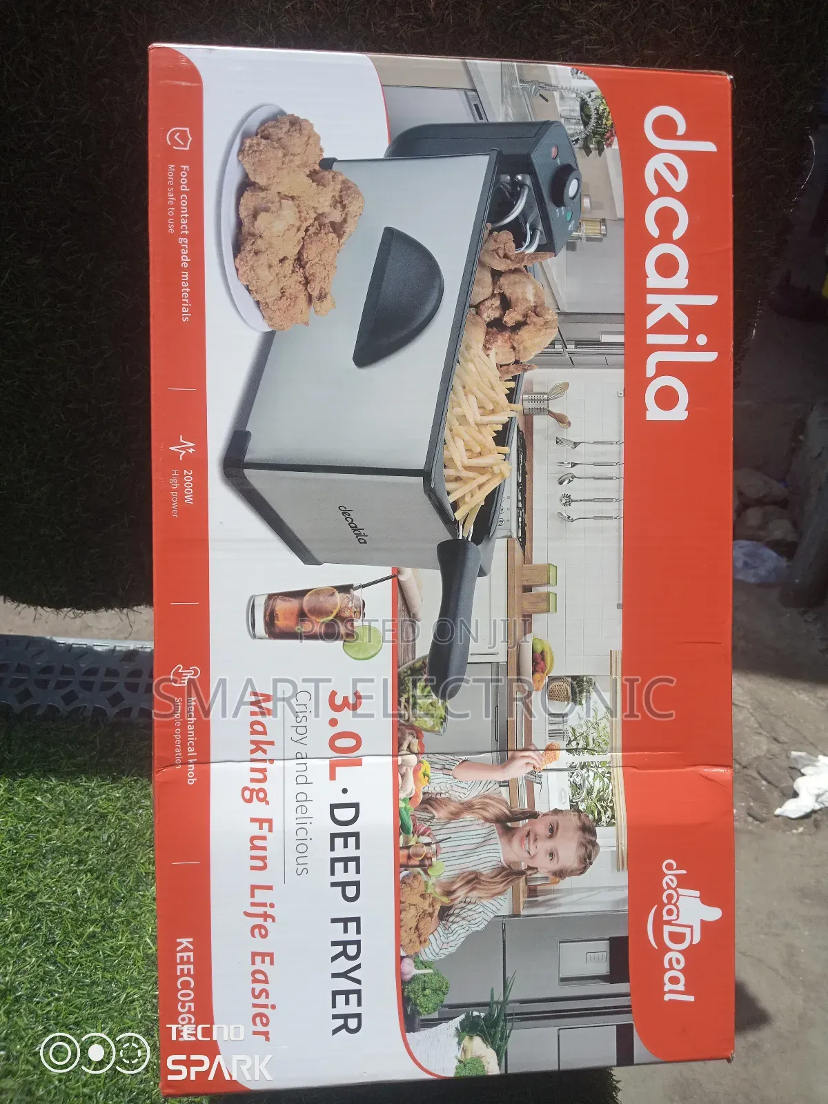 Simple and Fast Fryer Decakila Deep Fryer