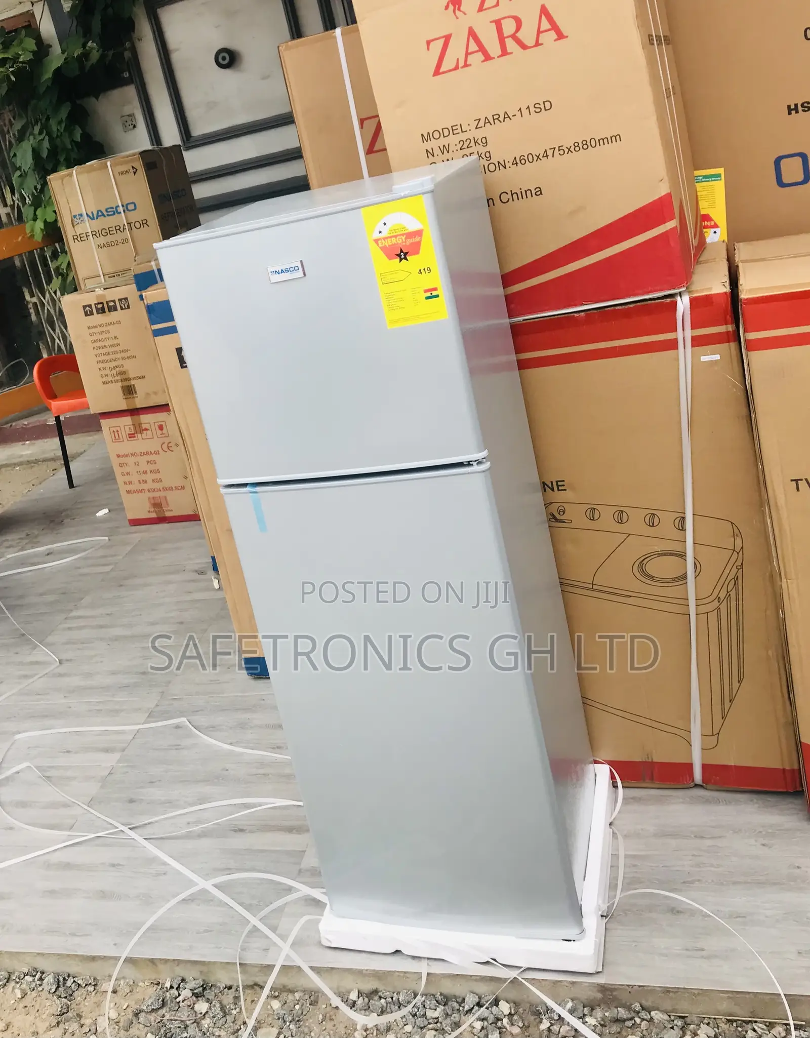 Newly Boxed Nas-13fl Doubledoor Topfreezer 136l Fridge