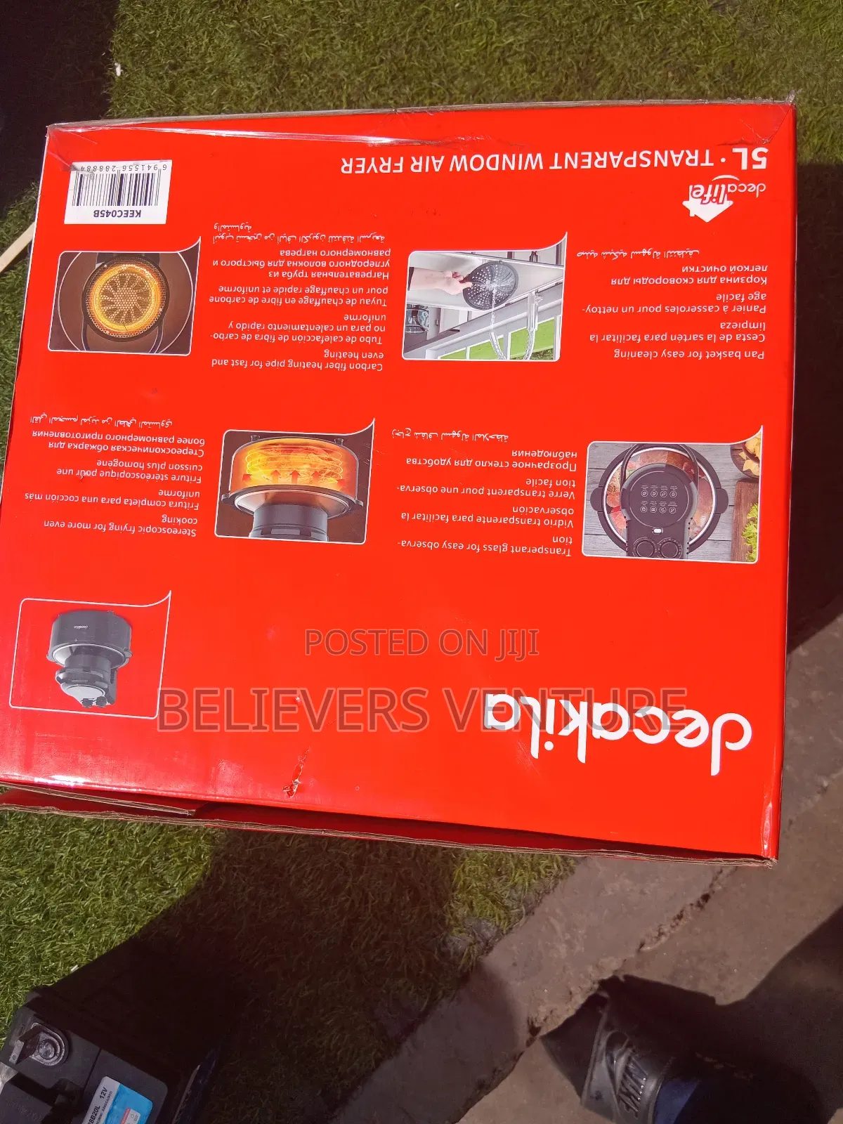 Incredible Frying Air Window Fryer Decakila Air Fryer