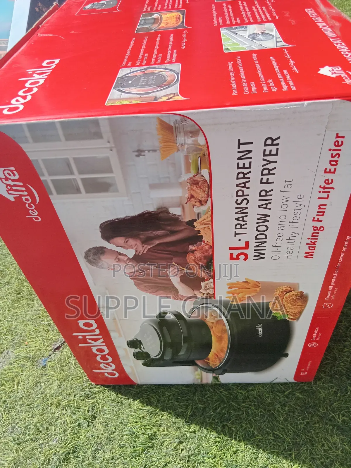 Mind- Blowing Decakila 5l Transparent Window Air Fryer Set