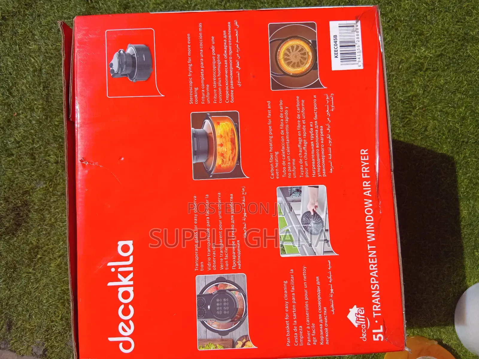 Beautiful 5l Transparent Decakila Window Air Fryer Energy