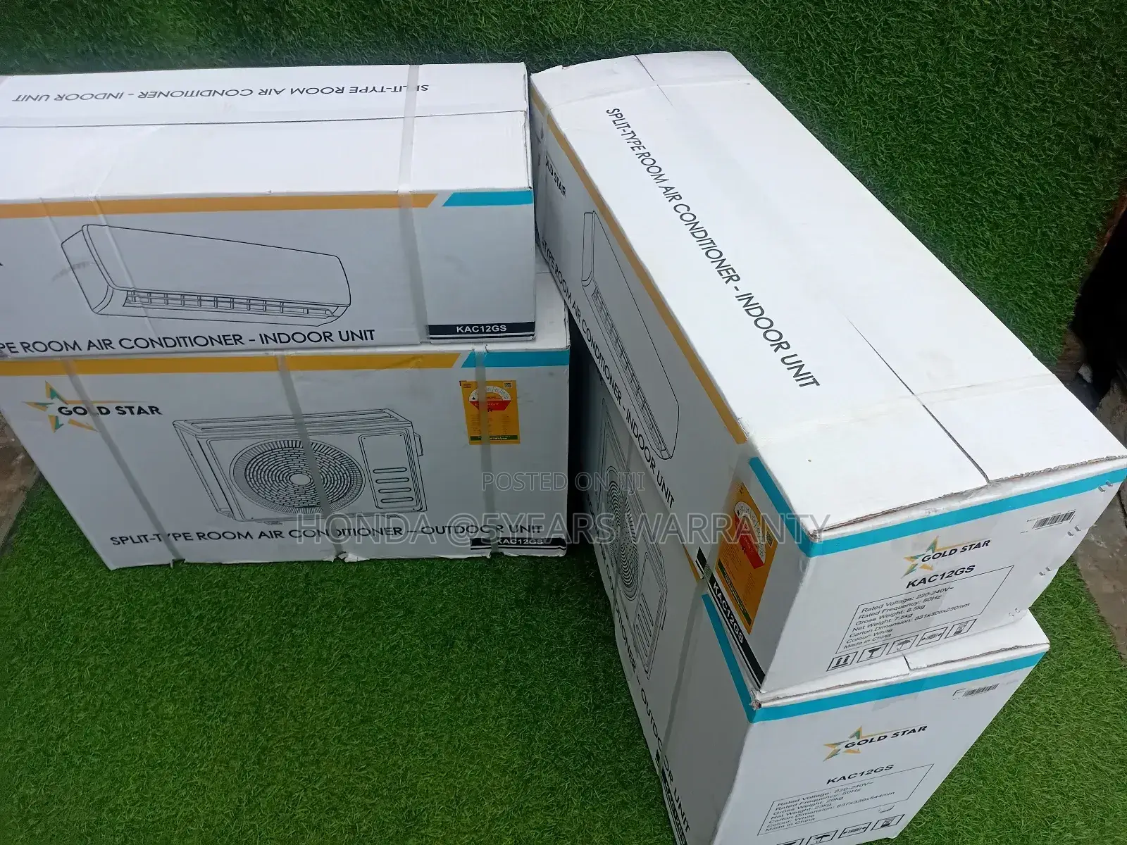 Charming Gold Star 1.5hp Split 1.5hp Air Conditioner System