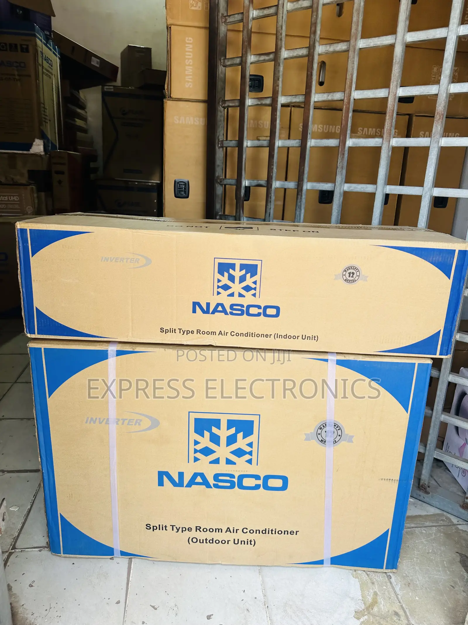 Dust Proof Protection Split Inverter Nasco 1.5hp Black