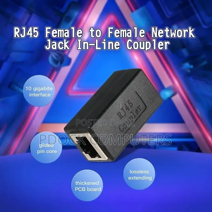 Rj45 Coupler in-Line Coupler Cat5/Cat6/Cat7 Lan Ethernet