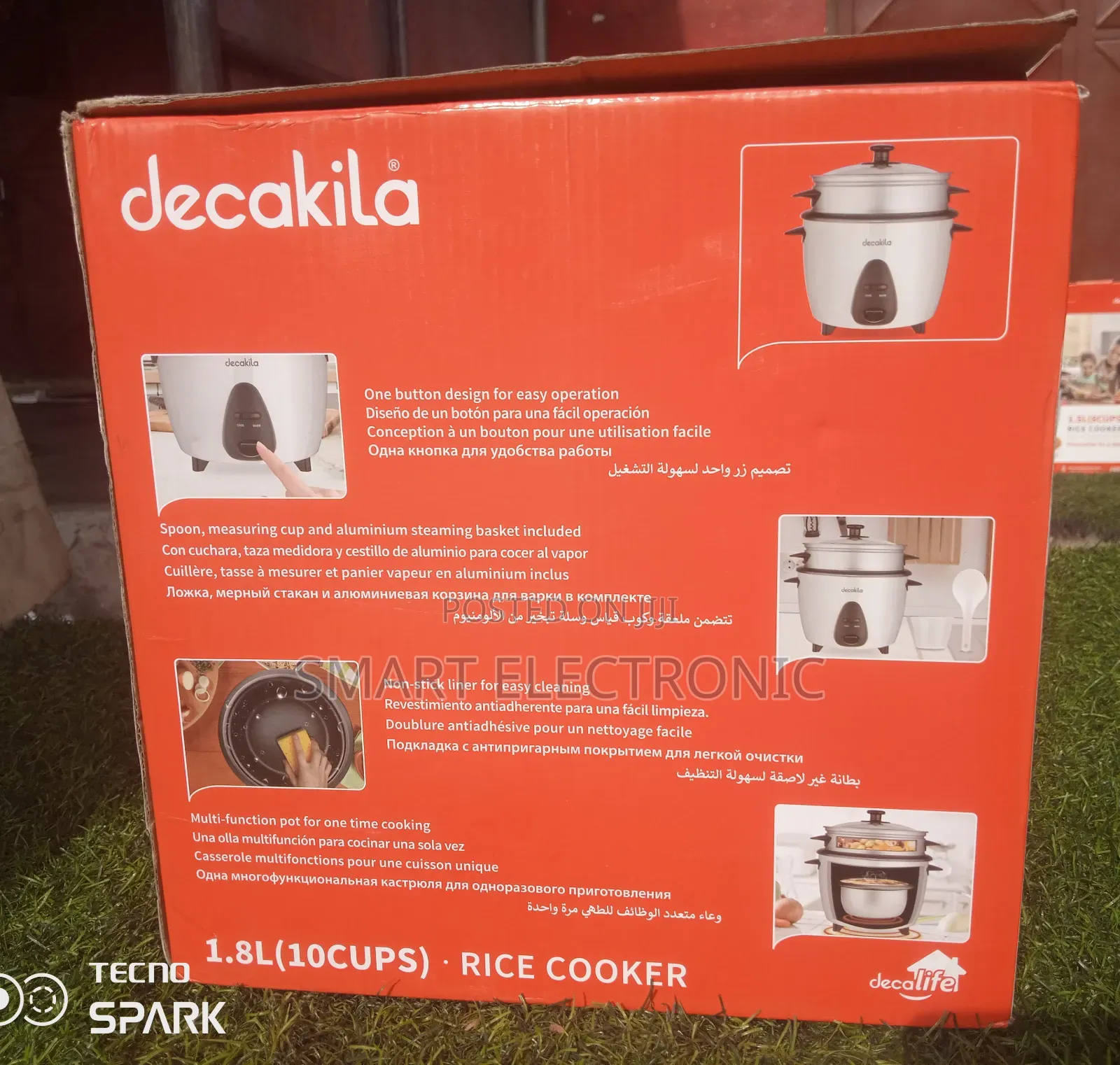 One Button Design for Easy Operation Decakila Rice