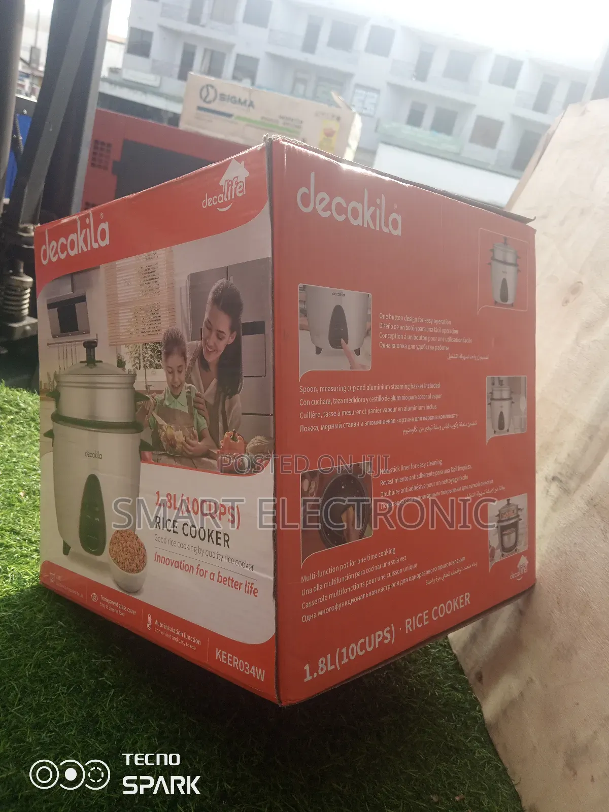 Cook the Rice With Decakila 1.8l Rice Cooker Decakila