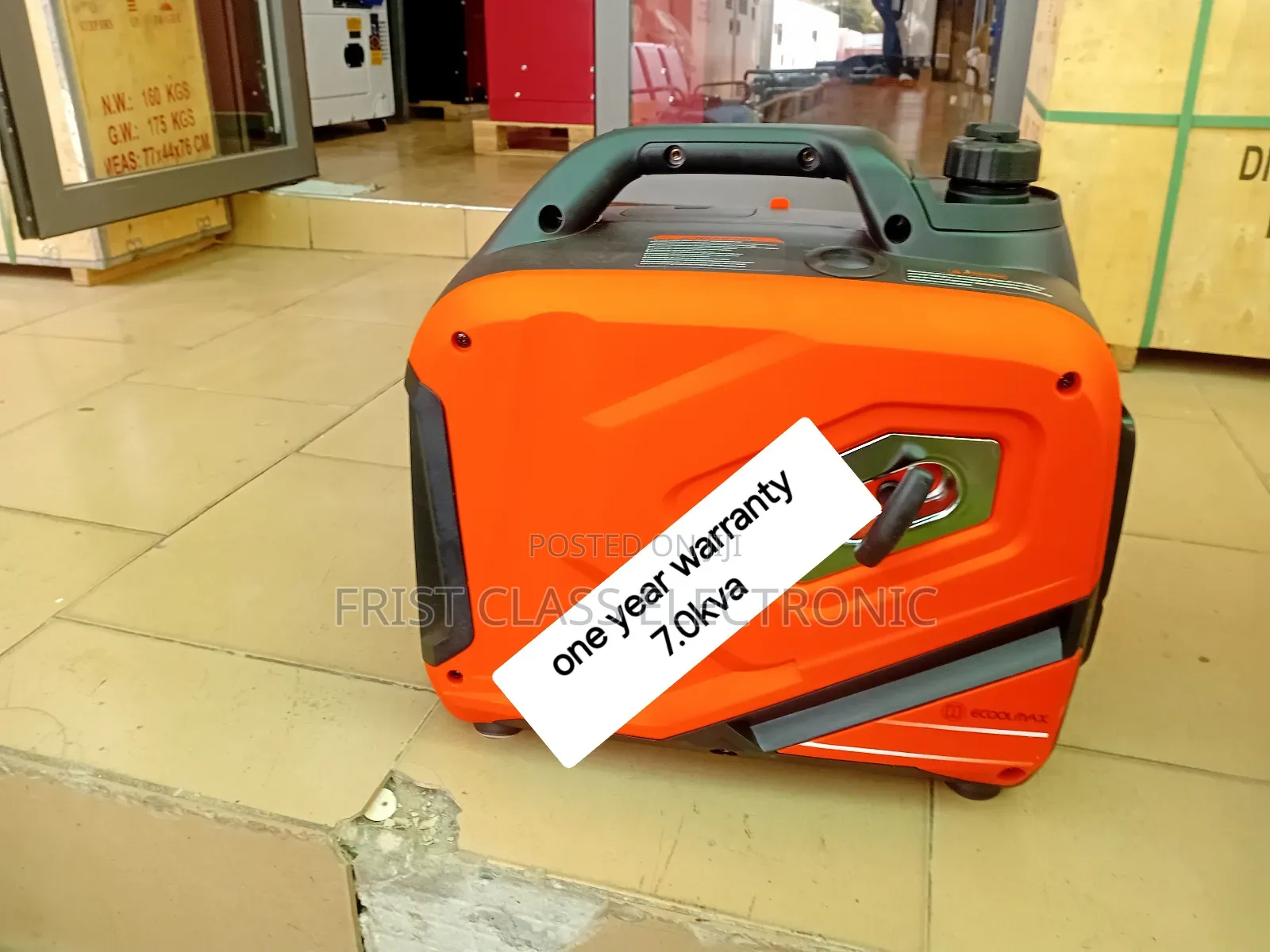 Fuel Optimis 7.0kva Inventer Petrol Generator