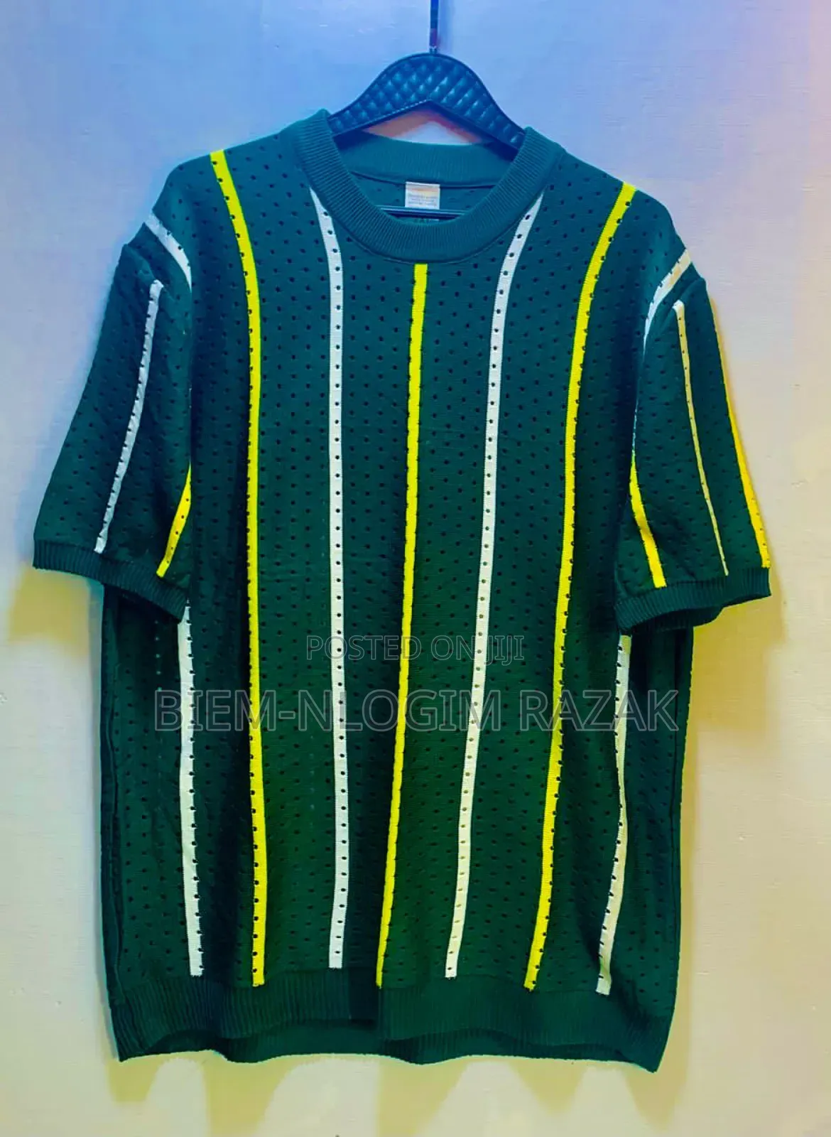 High Quality Off-White Net Round N v-Neck Tops Available