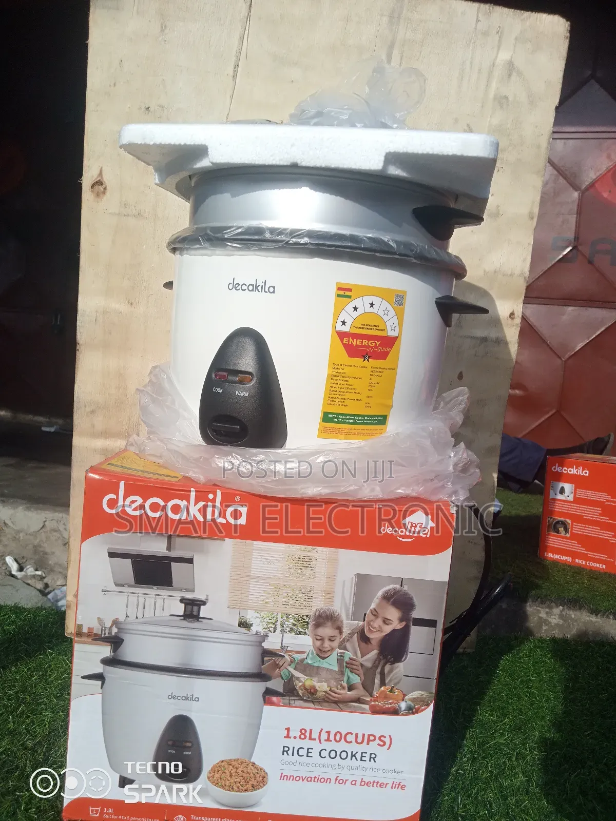 Observe While Cooking With Decakila 1.8l Rice Cooker